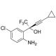 (R)-5-Chloro-α-cyclopropylethynyl-2-amino-α-trifluoromethyl benzenemethanol (CAS 927812-33-7) - chemical structure image