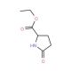 (R)-(−)-5-Ethylcarboxyl-2-pyrrolidinone (CAS 68766-96-1) - chemical structure image