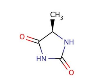 (R)-5-Methylhydantoin (CAS 55147-68-7) - chemical structure image