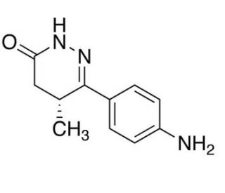(R)-6-(4-Aminophenyl)-4,5-dihydro-5-methyl-3(2H)-pyridazinone (CAS 101328-85-2) - chemical structure image