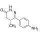 (R)-6-(4-Aminophenyl)-4,5-dihydro-5-methyl-3(2H)-pyridazinone (CAS 101328-85-2) - chemical structure image