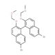(R)-(+)-6,6′-Dibromo-2,2′-bis(methoxymethoxy)-1,1′-binaphthalene (CAS 179866-74-1) - chemical structure image
