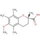 (R)-6-Methoxy-2,5,7,8-tetramethylchromane-2-carboxylic acid (CAS 139658-04-1) - chemical structure image