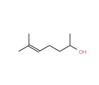 (R)-(&minus;)-6-Methyl-5-hepten-2-ol (CAS 58917-27-4) - chemical structure image