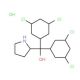 (R)-a,a-bis(3,5-Dichlorophenyl)-2-pyrrolidinemethanol hydrochloride (CAS 131180-61-5) - chemical structure image