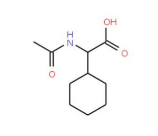 (R)-Acetylamino-cyclohexyl-acetic acid (CAS 14429-43-7) - chemical structure image