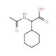 (R)-Acetylamino-cyclohexyl-acetic acid (CAS 14429-43-7) - chemical structure image
