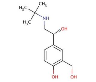 (R) - Albuterol (CAS 34391-04-3) - chemical structure image