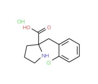 (R)-alpha-(2-Chlorobenzyl)proline HCl (CAS 637020-74-7) - chemical structure image