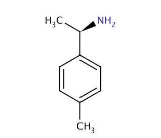 (R)-(+)-α,4-Dimethylbenzylamine (CAS 4187-38-6) - chemical structure image