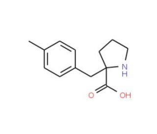 (R)-alpha-(4-Methylbenzyl)proline HCl (CAS 637020-62-3) - chemical structure image
