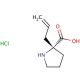 (R)-α-Allyl-proline hydrochloride (CAS 177206-69-8) - chemical structure image