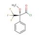 (R)-(−)-α-Methoxy-α-(trifluoromethyl)phenylacetyl chloride (CAS 39637-99-5) - chemical structure image