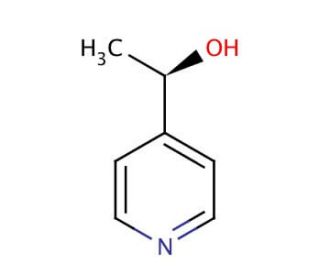 (R)-(&plus;)-&alpha;-Methyl-4-pyridinemethanol (CAS 27854-88-2) - chemical structure image