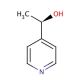(R)-(+)-α-Methyl-4-pyridinemethanol (CAS 27854-88-2) - chemical structure image