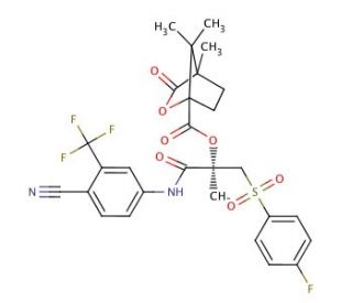(R)-Bicalutamide (1S)-Camphanic Acid Ester - chemical structure image