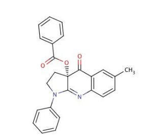 (R)-(&plus;)-Blebbistatin O-benzoate (CAS 1217635-67-0) - chemical structure image