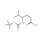 (R)-Boc-4-amino-5-methyl-hexanoic acid (CAS 197006-14-7) - chemical structure image