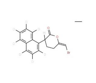 (R)-Bromoenol lactone-d7 (CAS 478288-90-3 (unlabeled)) - chemical structure image