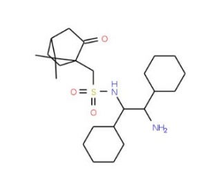(R)-(&plus;)-Camphorsulphonyl-(1S,2S) diphenyl ethane diamine - chemical structure image