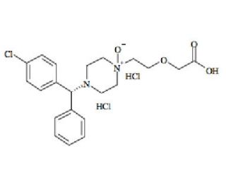 (R)-Cetirizine N-Oxide DiHCl (CAS 442863-80-1 (free base)) - chemical structure image