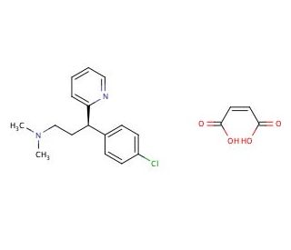 (R)-Chlorpheniramine Maleate Salt - chemical structure image