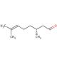 (R)-(+)-Citronellal (CAS 2385-77-5) - chemical structure image