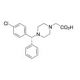 (R)-De(carboxymethoxy) Cetirizine Acetic Acid (CAS 942193-17-1) - chemical structure image