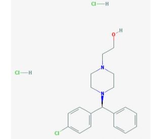 (R)-De(carboxymethyl) Cetirizine Ethanol Dihydrochloride - chemical structure image