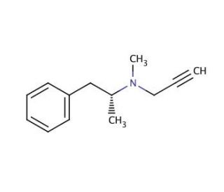 R(&minus;)-Deprenyl hydrochloride (CAS 14611-52-0) - chemical structure image