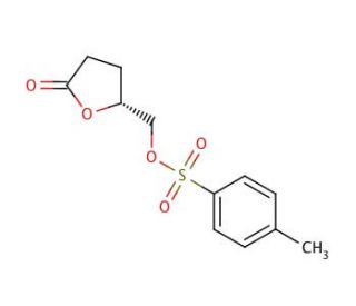 (R)-(&minus;)-Dihydro-5-(p-tolylsulfonyloxymethyl)-2(3H)-furanone (CAS 58879-33-7) - chemical structure image