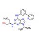 (R)-2-((9-Isopropyl-6-((3-(pyridin-2-yl)phenyl)-amino)-9H-purin-2-yl)amino)butan-1-ol (CAS 1056016-06-8) - chemical structure