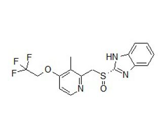 (R)-Lansoprazole (CAS 138530-94-6) - chemical structure image