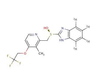 (R)-Lansoprazole-d4 - chemical structure image