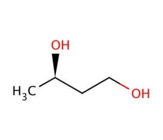 (R)-(&minus;)-1,3-Butanediol (CAS 6290-03-5) - chemical structure image