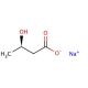 (R)-(−)-3-Hydroxybutyric acid sodium salt (CAS 13613-65-5) - chemical structure image