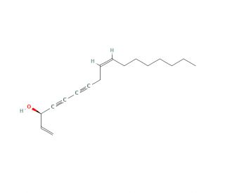 (R)-(&minus;)-Falcarinol (CAS 21852-80-2) - chemical structure image
