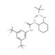 (R)-N-[(1R,2R)-2-(3-(3,5-Bis(trifluoromethyl)phenyl)ureido)cyclohexyl]-tert-butyl-sulfinamide (CAS 934762-68-2) - chemical st
