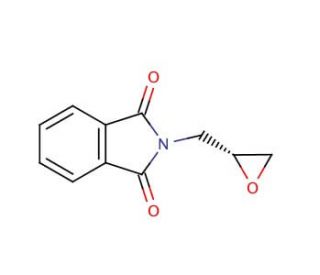 (R)-(&minus;)-N-(2,3-Epoxypropyl)phthalimide (CAS 181140-34-1) - chemical structure image
