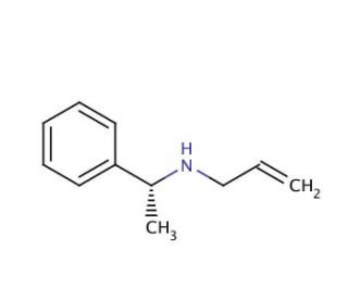 (R)-(&plus;)-N-allyl-&alpha;-methylbenzylamine (CAS 126275-19-2) - chemical structure image