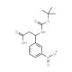 (R)-N-Boc-3-nitro-beta-phenylalanine (CAS 501015-24-3) - chemical structure image