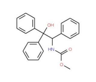 (R)-(&plus;)-N-Carbomethoxy-2-amino-1,1,2-triphenylethanol (CAS 352535-67-2) - chemical structure image