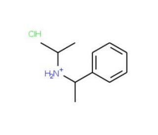 (R)-(&plus;)-N-Isopropyl-1-phenylethylamine hydrochloride (CAS 128593-72-6) - chemical structure image