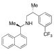 (R)-N-((R)-1-(naphthalen-1-yl)ethyl)-2-(3-(trifluoromethyl)phenyl)propan-1-amine - chemical structure image
