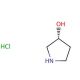 (R)-(−)-3-Pyrrolidinol hydrochloride (CAS 104706-47-0) - chemical structure image
