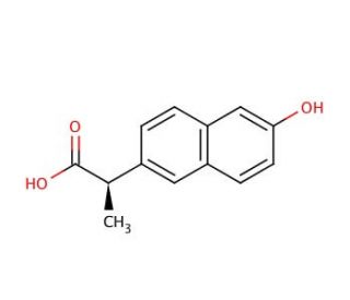 (R)-O-Desmethyl Naproxen (CAS 123050-98-6) - chemical structure image