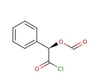 (R)-(&minus;)-O-Formylmandeloyl chloride (CAS 29169-64-0) - chemical structure image