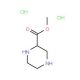 (R)-Piperazine-2-carboxylic acid methyl ester dihydrochloride (CAS 637027-25-9) - chemical structure image