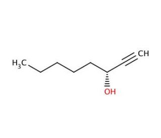 (R)-(&plus;)-1-Octyn-3-ol (CAS 32556-70-0) - chemical structure image