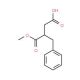 (R)-(+)-2-Benzylsuccinic acid 1-methyl ester (CAS 119807-84-0) - chemical structure image